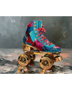 COBALT ROLLER SKATE BW