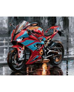 SCARLET MOTORCYCLE BW