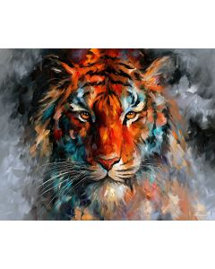 NEON TIGER STARE BW