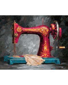 MAGENTA SEWING MACHINE B&W