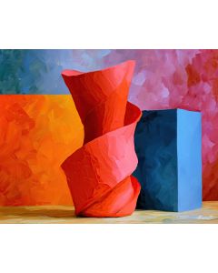 RUBBER VASE UNFURLS PEARLFOG