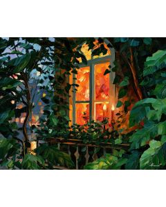 RAINPLANT WINDOWBOX LEANS ROSECANDLE