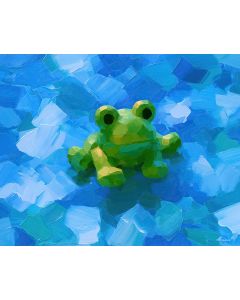 TOY FROG DRIFTS INDIGOSIGH