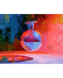 GLASS VASE HOVERS MOONGLASS