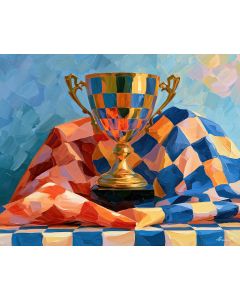 CHECKERED TROPHY FOLDS OPALDUSK