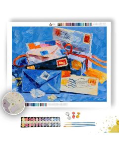 AIRMAIL NOOK HONEYBLUE - Paint by Numbers Full Kit