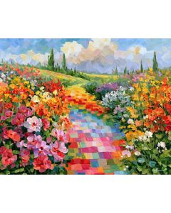 QUILTED MANGOAIR GARDEN