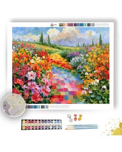 QUILTED MANGOAIR GARDEN - Paint by Numbers Full Kit