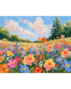 CROCHET SUNFIELD PEACHGARDEN