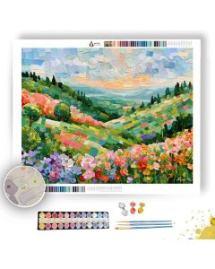 FABRIC VALLEY MINTGLOW - Paint by Numbers Full Kit
