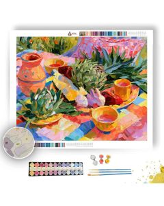 ARTICHOKE PICNIC ROSEWIND - Paint by Numbers Full Kit