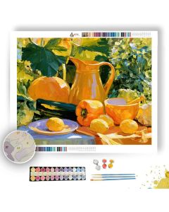 LEMON GARDEN MORNINGMELON - Paint by Numbers Full Kit