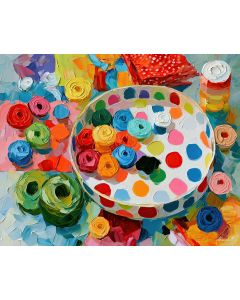 POLKADOT TRAY RAINBOWHUSH