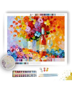 BEADED TABLE FLORALIGHT - Paint by Numbers Full Kit