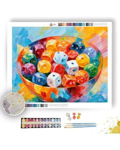 DICE BOWL CANDYSKY - Paint by Numbers Full Kit