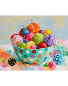 POLKADOT BOWL MINTMORNING
