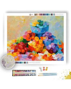 BEADED CORNER SKYCONFETTI - Paint by Numbers Full Kit