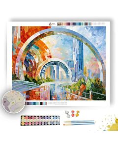 CHROME MEADOWLIGHT TERRACE - Paint by Numbers Full Kit