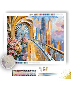 GILDED TERRACE ROSEWIND - Paint by Numbers Full Kit