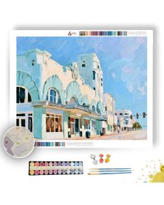 PEARL ARCADE MINTMORNING - Paint by Numbers Full Kit