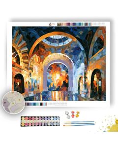 BRASS ARCADE GARDENGLOW - Paint by Numbers Full Kit