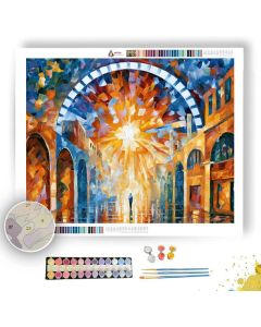 SUNBURST BOULEVARD MEADOWLIGHT - Paint by Numbers Full Kit