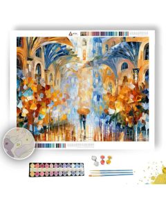 GILDED PROMENADE PEACHGARDEN - Paint by Numbers Full Kit