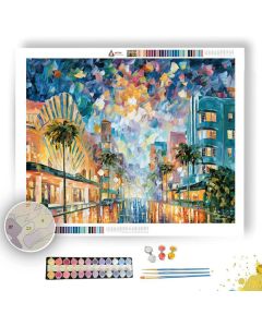 DAISYLIGHT OVER PEARL BOULEVARD - Paint by Numbers Full Kit
