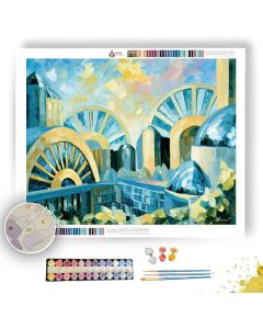 PEARL TERRACE GARDENGLOW - Paint by Numbers Full Kit