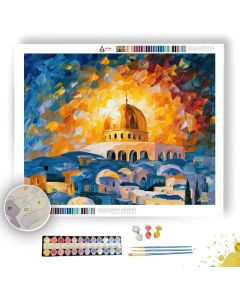 GILDED DOME AT SUNRIPPLE - Paint by Numbers Full Kit