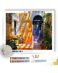ATRIUM UNDER OCHRE LAVENDERBREEZE - Paint by Numbers Full Kit
