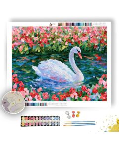MEADOW BERRYBREEZE SWAN - Paint by Numbers Full Kit