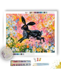 DAISY HARE PEACHGARDEN - Paint by Numbers Full Kit