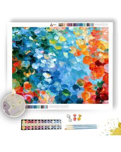 POOL UNDER BUBBLE SKYCONFETTI - Paint by Numbers Full Kit