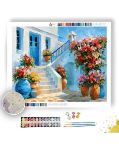 AZURE TERRACE MANGOAIR - Paint by Numbers Full Kit