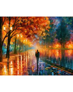 EVENING BESIDE THE POND