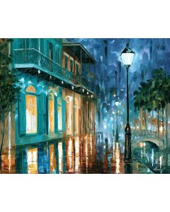 TURQUOISE STREET AFTER RAIN