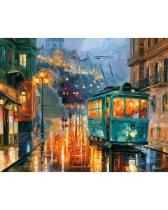 TURQUOISE TRAM WINDOW
