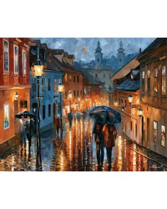 ZAGREB UPPER TOWN RAIN