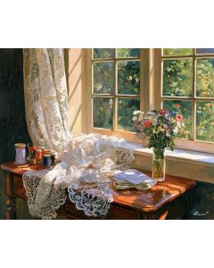 BELGIAN LACE WINDOW