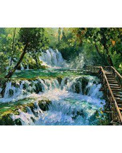 KRKA FOREST WATERFALL