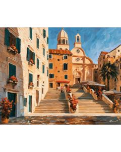 SIBENIK CATHEDRAL SQUARE