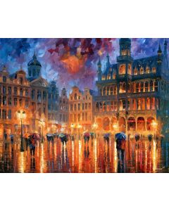 BRUSSELS GRAND PLACE RAIN