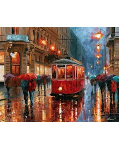 VIENNA TRAM RAIN