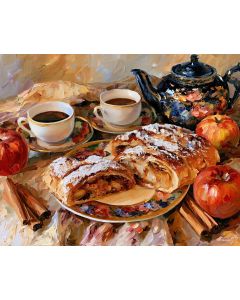 AUSTRIAN APPLE STRUDEL TABLE
