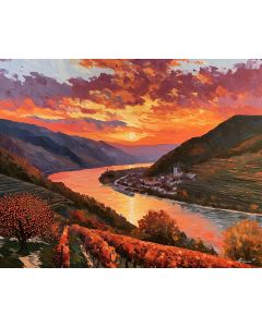 WACHAU DANUBE SUNSET