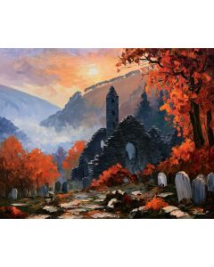 GLENDALOUGH AUTUMN RUINS