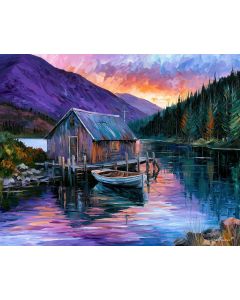 SCOTTISH LOCH BOATHOUSE