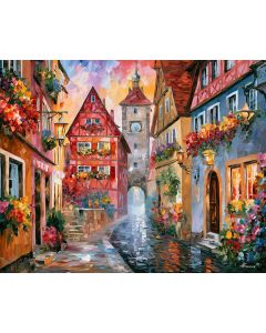 ROTHENBURG FLOWER WINDOWS
