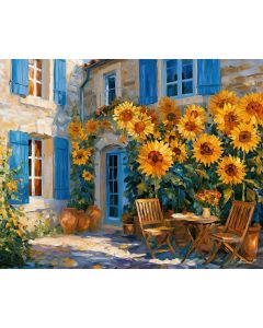 ARLES SUNFLOWER COURTYARD